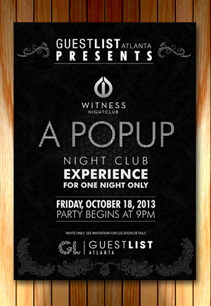 Flyer Design by Sbss for Guestlist | Design: #2361215