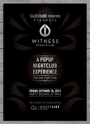 Flyer Design by Sbss for Guestlist | Design: #2397675