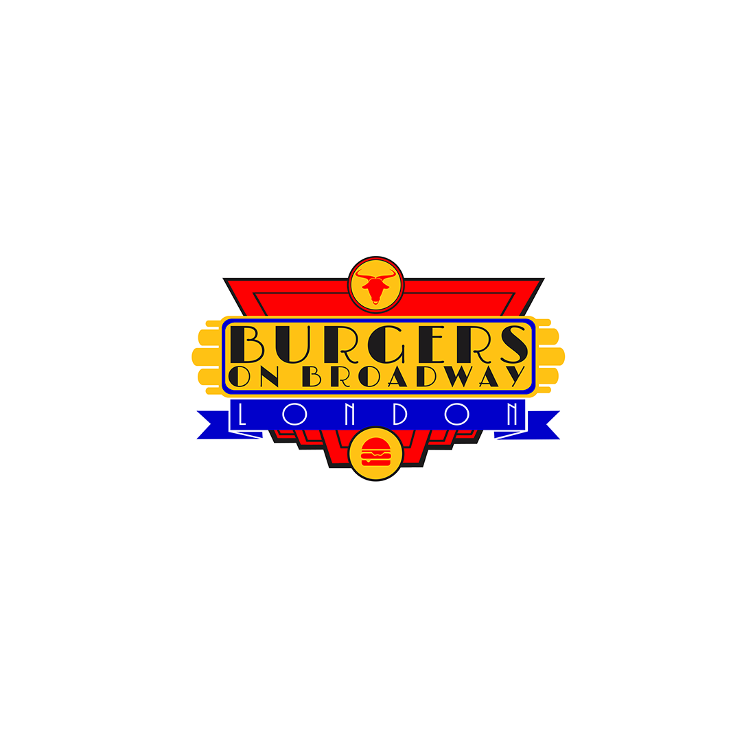 Logo Design by The Design King for Burgers on Broadway | Design: #11931830