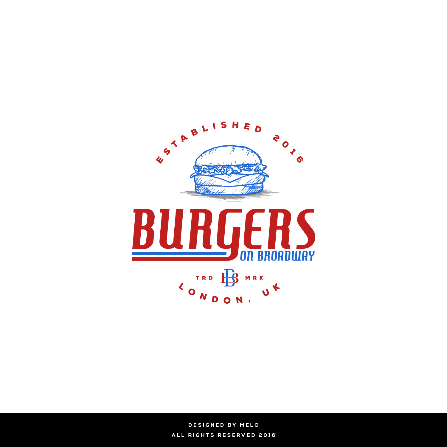 Logo Design by Dreams.MELO for Burgers on Broadway | Design #11888467