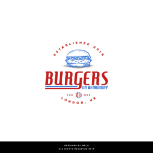 Logo Design by Dreams.MELO for Burgers on Broadway | Design #11888467