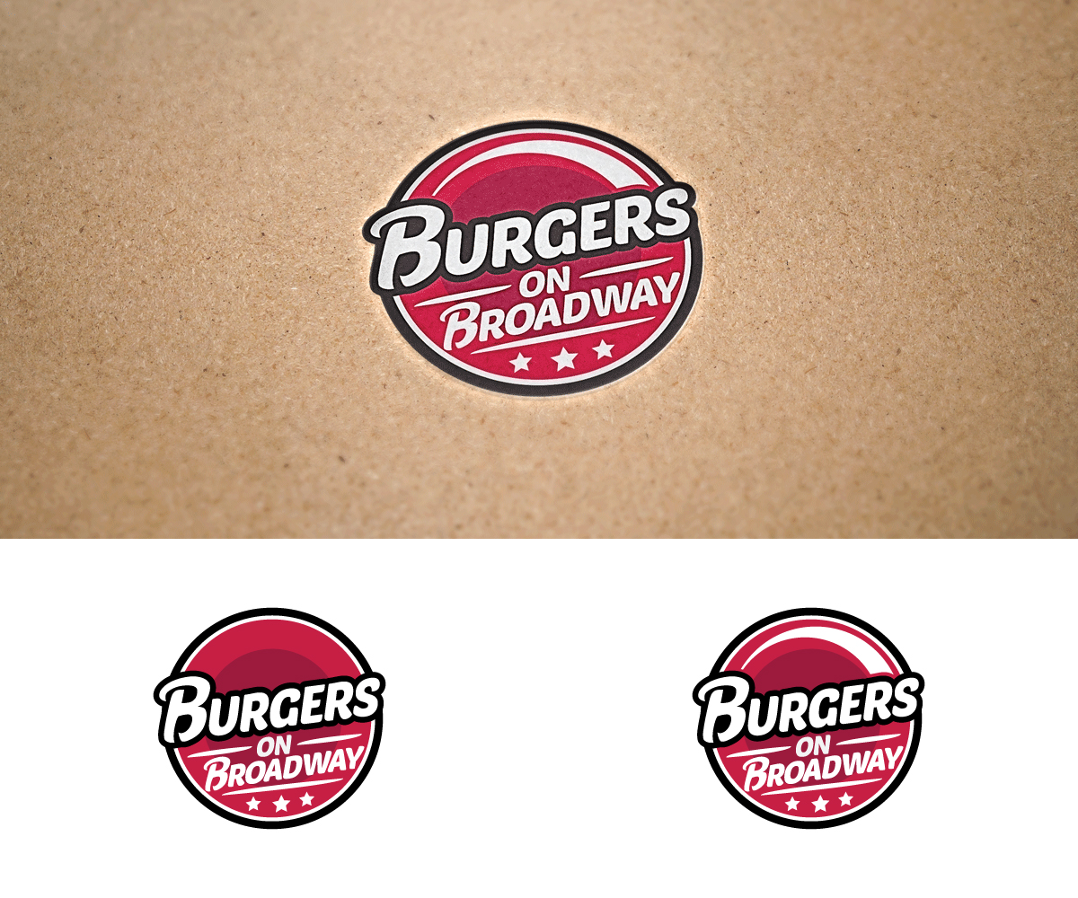 Logo Design by siamak for Burgers on Broadway | Design #11926512