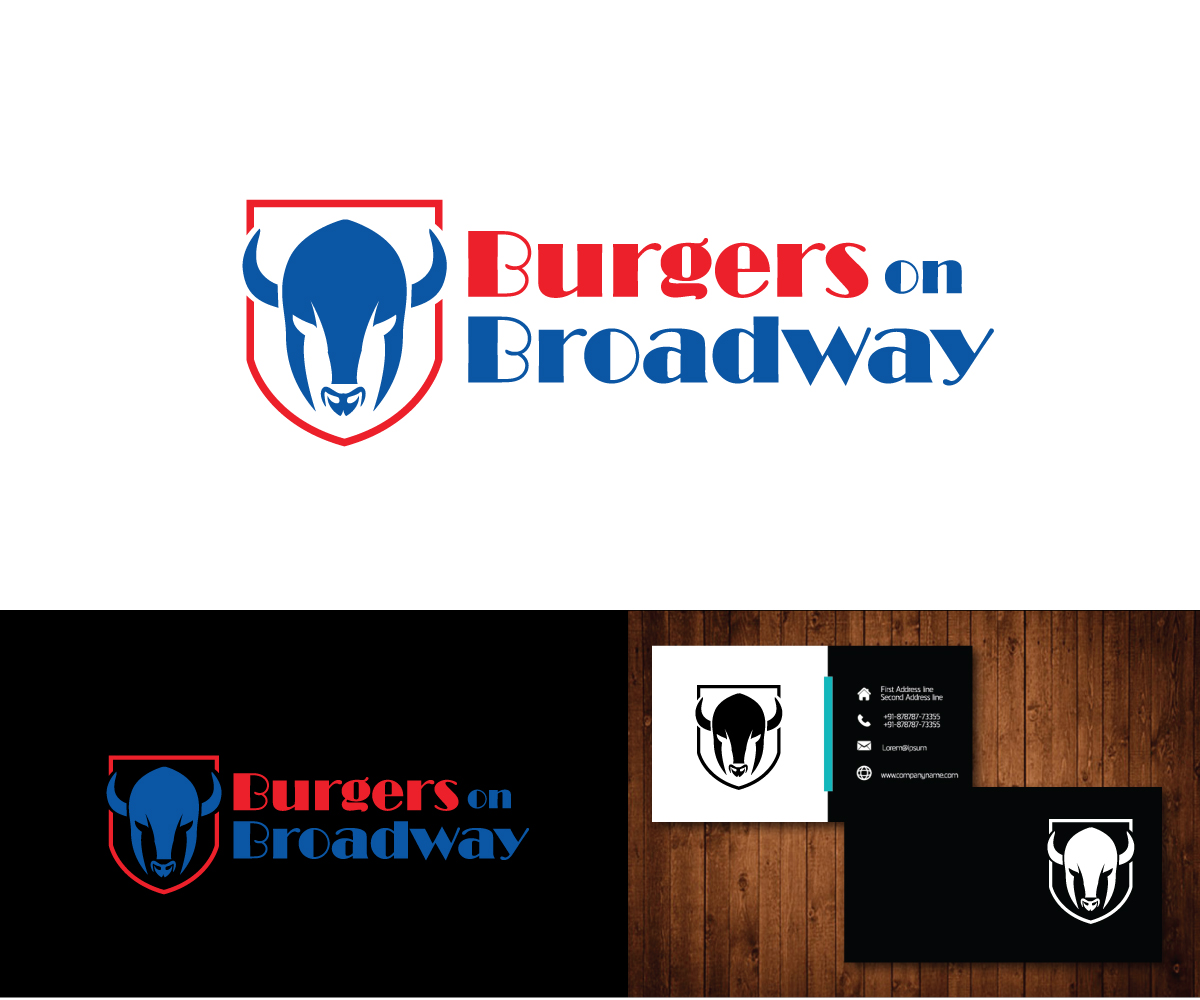 Logo Design by e-graphics for Burgers on Broadway | Design #11887247