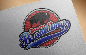 Logo Design by R.Bello for Burgers on Broadway | Design: #11907232