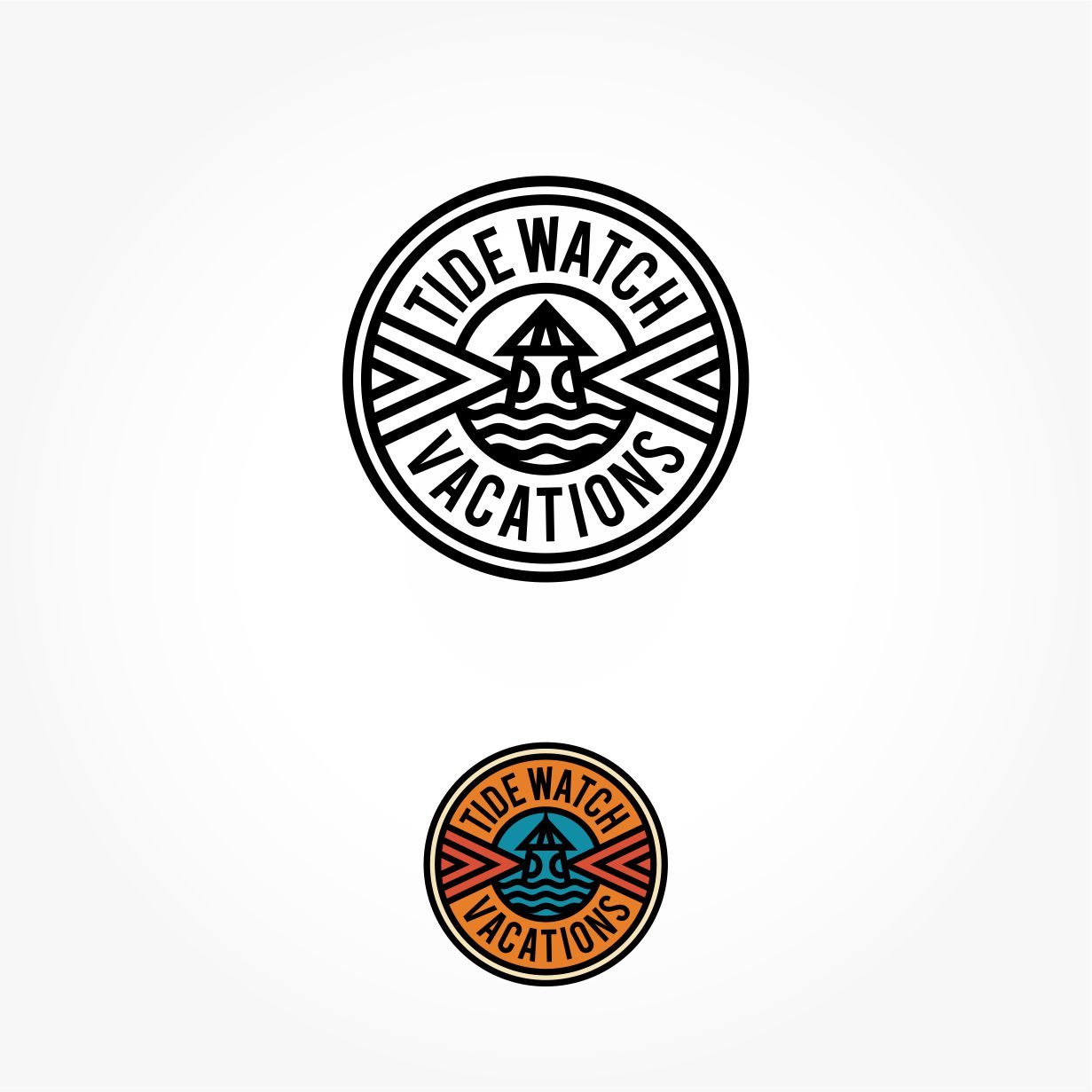 Logo Design by scovad for Tide Watch Vacations | Design #12004540