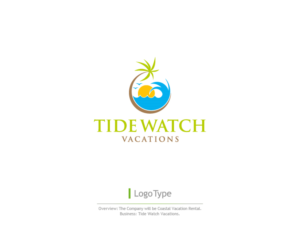 Logo Design by sarahlakhani258 for Tide Watch Vacations | Design: #11925246