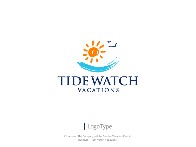 Logo Design by sarahlakhani258 for Tide Watch Vacations | Design #11925247