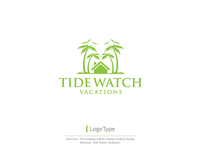 Logo Design by sarahlakhani258 for Tide Watch Vacations | Design #11925248