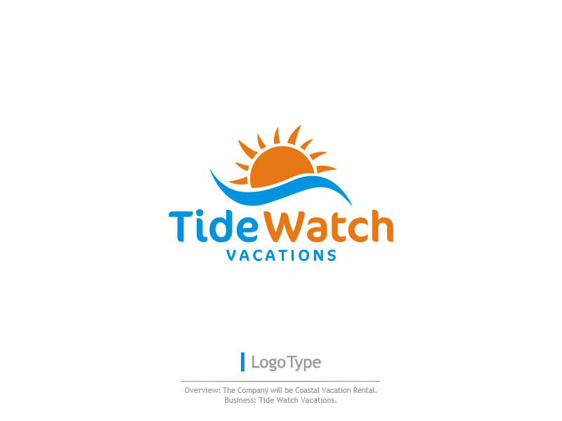 Logo Design by sarahlakhani258 for Tide Watch Vacations | Design #11925250