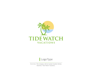 Logo Design by sarahlakhani258 for Tide Watch Vacations | Design: #11925255