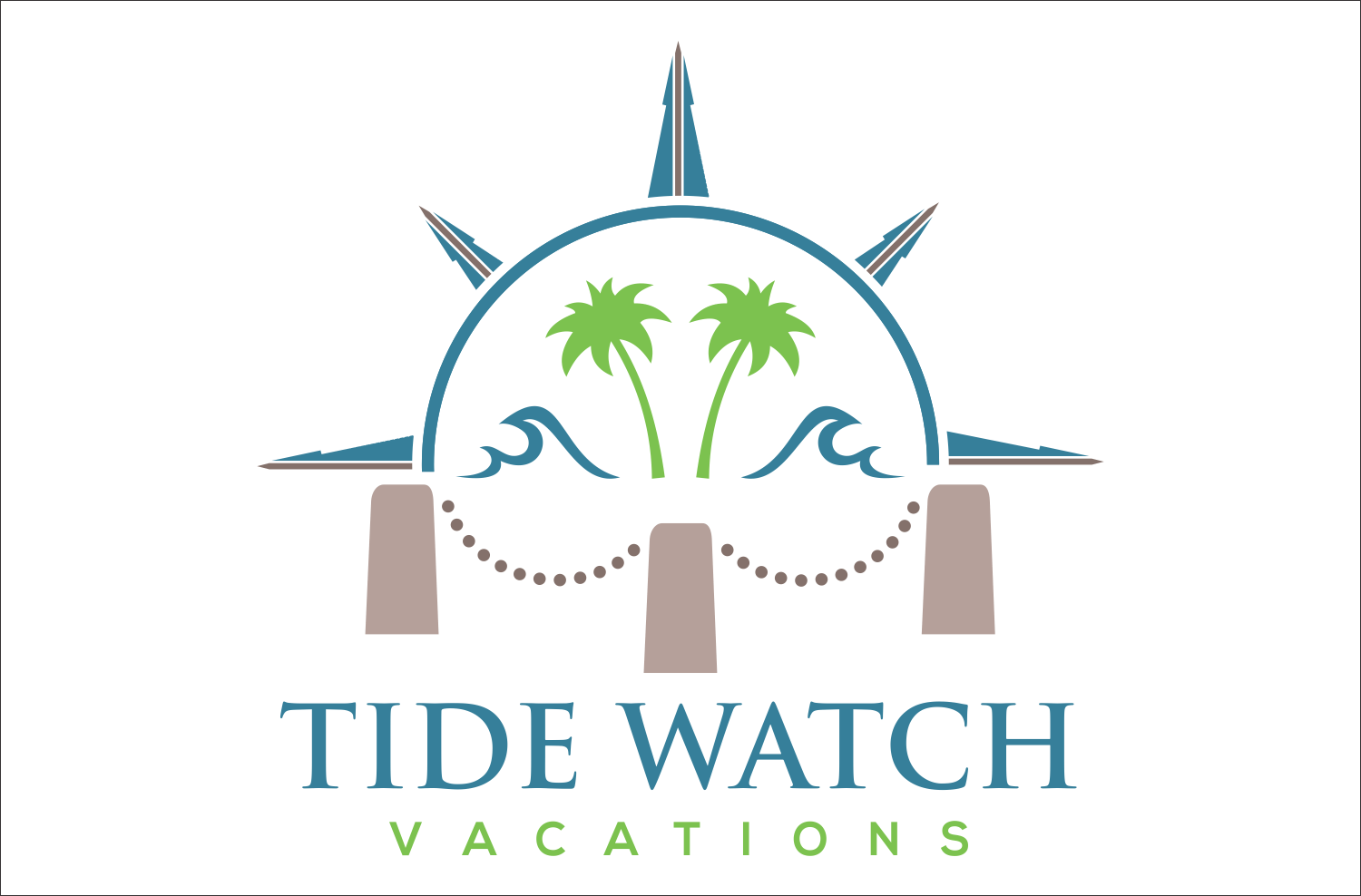 Logo Design by fastdelivery2 for Tide Watch Vacations | Design #11947451