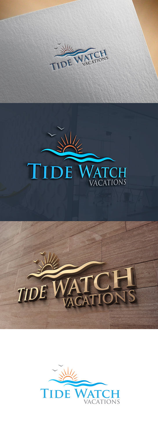 Logo Design by sonym for Tide Watch Vacations | Design: #11949663