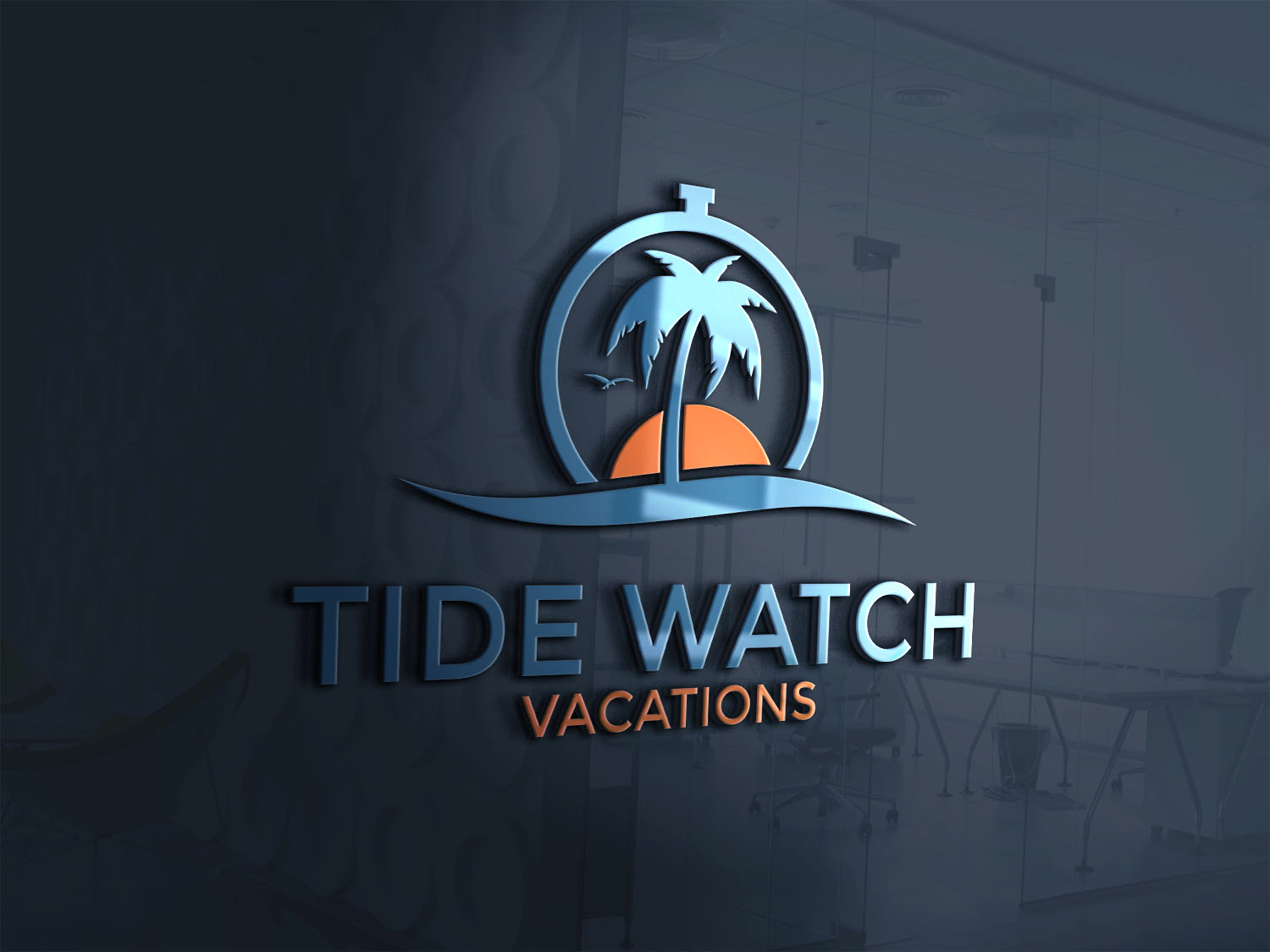 Logo Design by Khalik for Tide Watch Vacations | Design #11935996