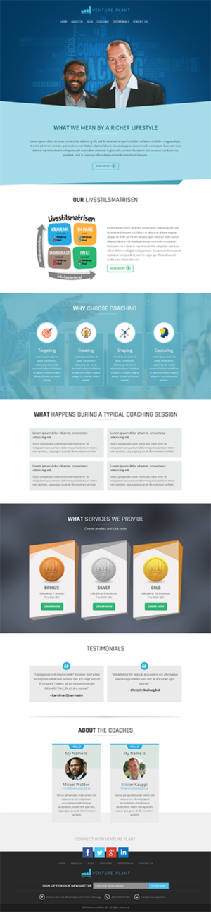 Web Design by RupalTechno for Ventureplant AB | Design: #11938083