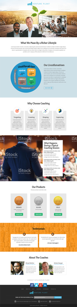 Web Design by RupalTechno for Ventureplant AB | Design: #11958979