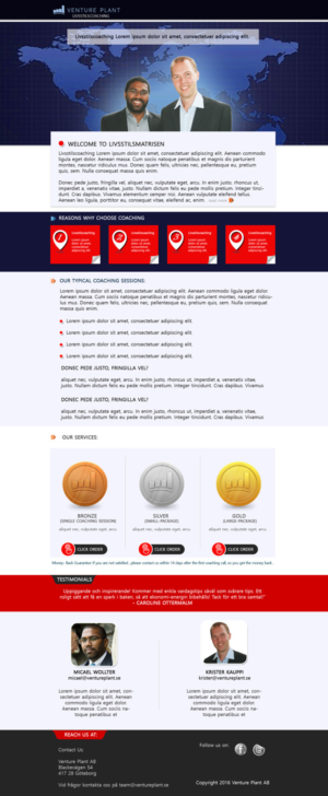 Web Design by Sharmistha for Ventureplant AB | Design: #11935490