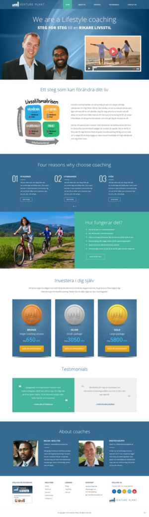 Web Design by pb for Ventureplant AB | Design: #11880134