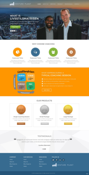 Web Design by pb for Ventureplant AB | Design: #11880135