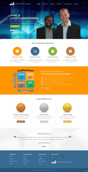 Web Design by pb for Ventureplant AB | Design: #11880136