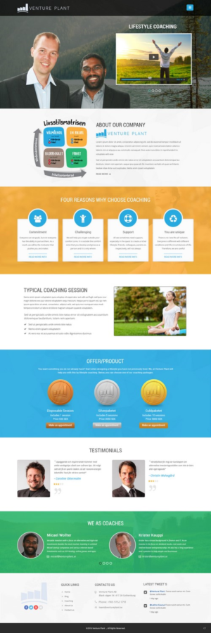 Web Design by pb for Ventureplant AB | Design: #11881451