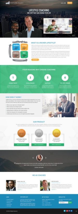 Web Design by pb for Ventureplant AB | Design: #11881452