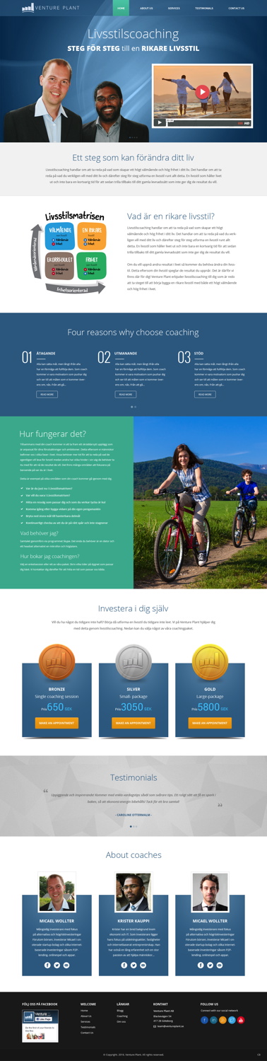 Web Design by pb for Ventureplant AB | Design: #11949108