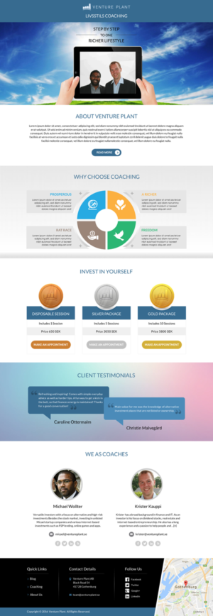 Web Design by Sbss for Ventureplant AB | Design: #11905951