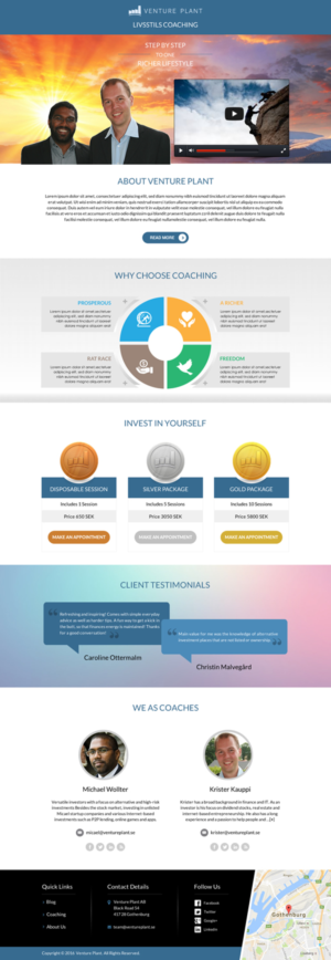 Web Design by Sbss for Ventureplant AB | Design: #11905952