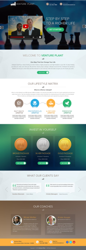 Web Design by Sbss for Ventureplant AB | Design: #11905955