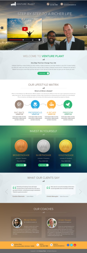 Web Design by Sbss for Ventureplant AB | Design: #11905958
