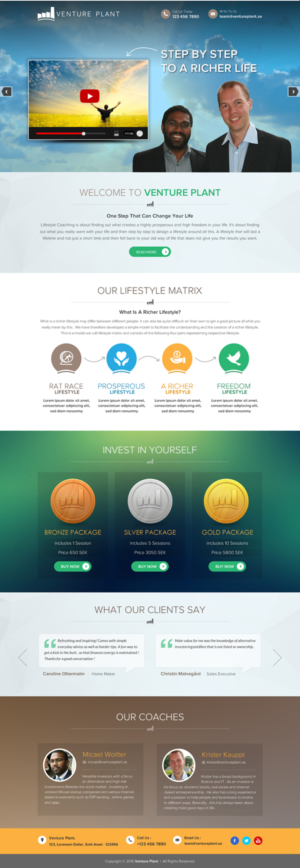 Web Design by Sbss for Ventureplant AB | Design: #11905960