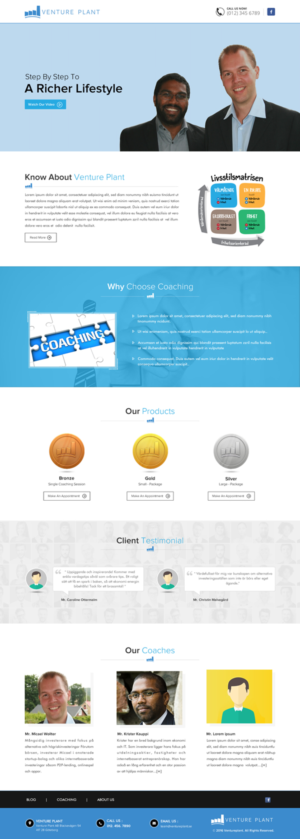 Web Design by Sbss for Ventureplant AB | Design: #11908534