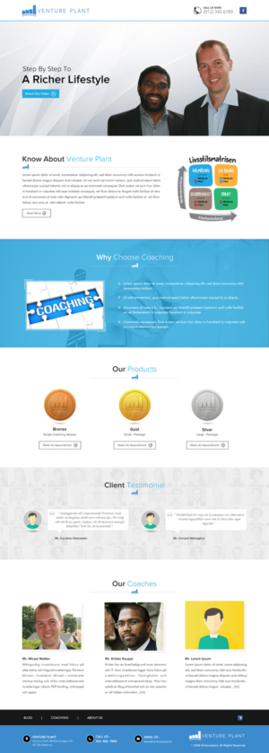 Web Design by Sbss for Ventureplant AB | Design: #11908536
