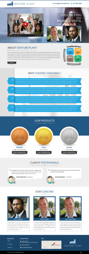Web Design by Sbss for Ventureplant AB | Design: #11908542