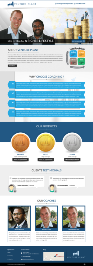 Web Design by Sbss for Ventureplant AB | Design: #11908543