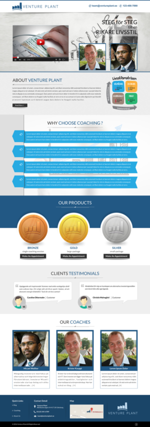 Web Design by Sbss for Ventureplant AB | Design: #11908544
