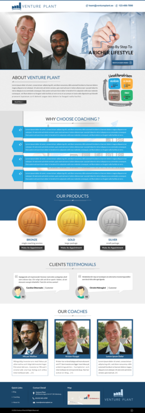 Web Design by Sbss for Ventureplant AB | Design: #11908545