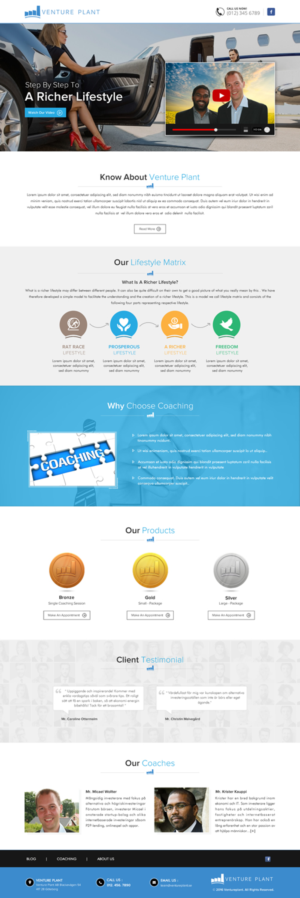 Web Design by Sbss for Ventureplant AB | Design: #11931924