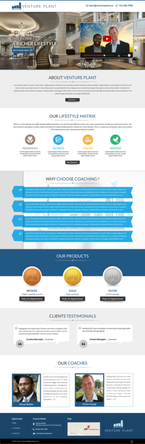 Web Design by Sbss for Ventureplant AB | Design: #11931927