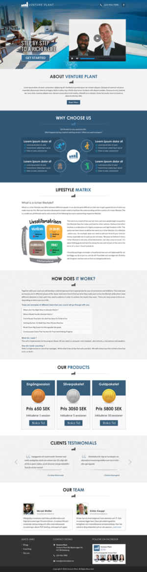 Web Design by Sbss for Ventureplant AB | Design: #11942580