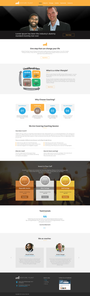 Web Design by Ved Web Services for Ventureplant AB | Design: #11928752