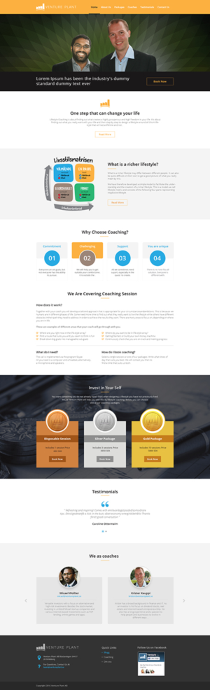 Web Design by Ved Web Services for Ventureplant AB | Design: #11937068