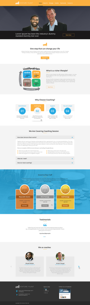 Web Design by Ved Web Services for Ventureplant AB | Design: #11953278