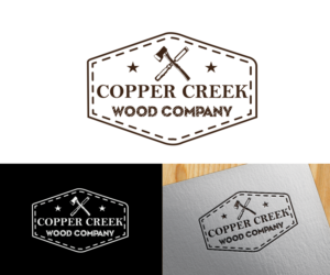 Logo Design by HeroG®APHIX for Copper Creek Wood Company | Design: #11977683