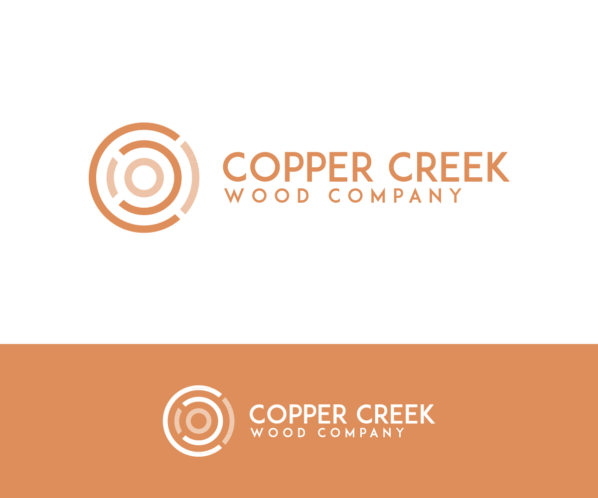 Logo Design by Azus for Copper Creek Wood Company | Design #11982527