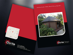 Brochure Design by theblueart for Ozrite - Awnings & Outdoor Blinds | Design: #2366441
