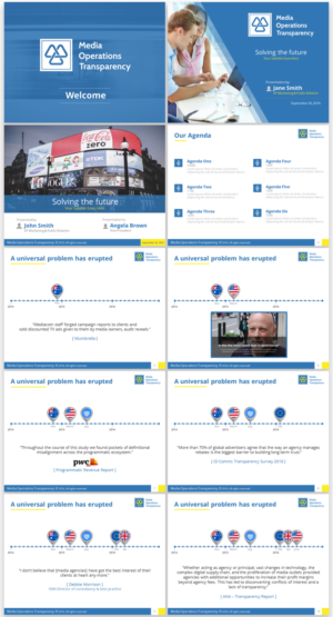 Powerpoint template for our Credentials presentation for our new consulting business - Media Operati | PowerPoint Design by Imazing
