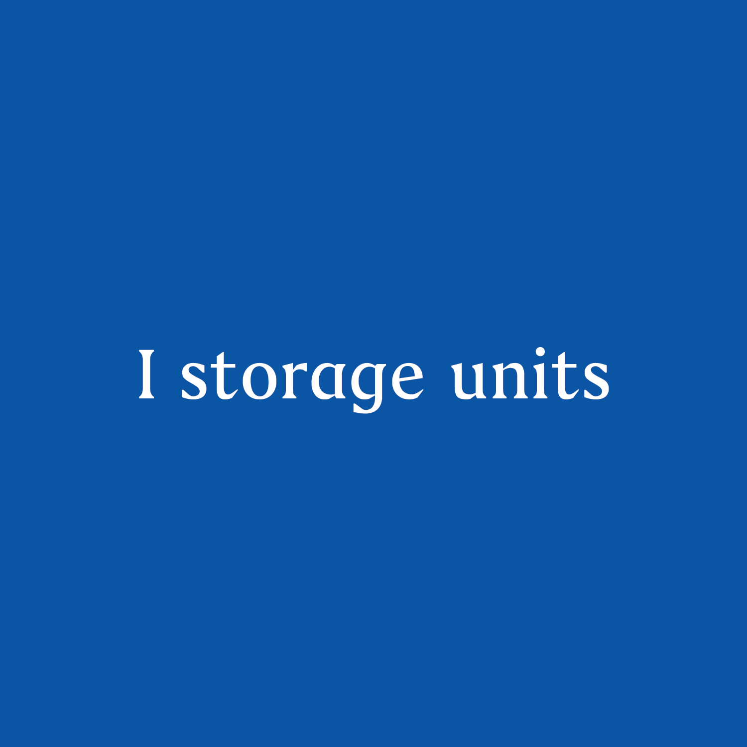 Logo-Design von m.vikasgowtham für I Storage Units Pty Ltd | Design #11910215