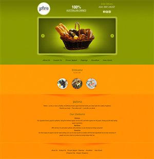Web-Design von UniqueDesignz für Yoforia Frozen Yogurt | Design: #2371206