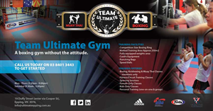TEAM ULTIMATE Martials Arts Gym - DL Flyer Design to launch their new location!! | Flyer-Design von san011